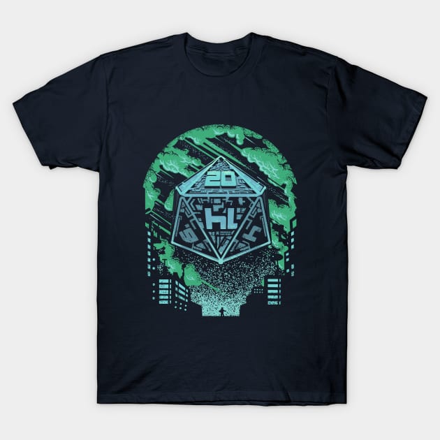 The D20 Cometh T-Shirt by artlahdesigns